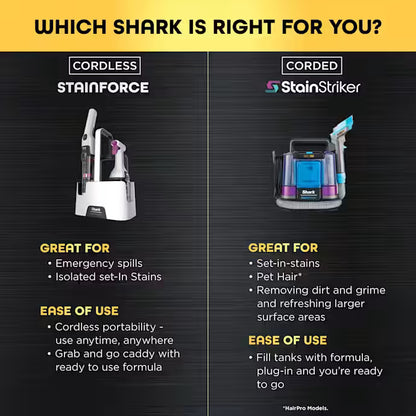 StainForce Cordless Stain-Destroying Spot Cleaner